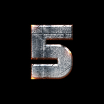 岩石数字字体