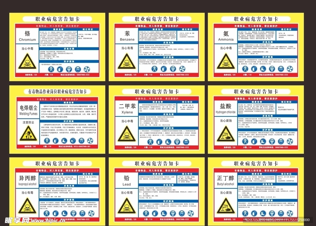 职业病危害告知牌