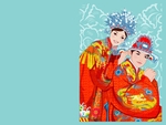 中国风婚礼插画