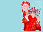 中国风婚礼插画
