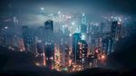 雾中城市