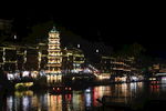 凤凰古城夜景图片