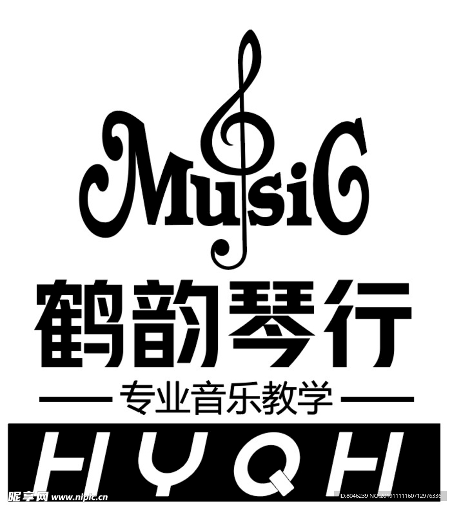 琴行LOGO 钢琴LOGO