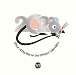 2020数字与可爱小老鼠素材
