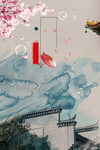 中国风水墨绘画背景