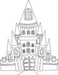 城堡简笔画