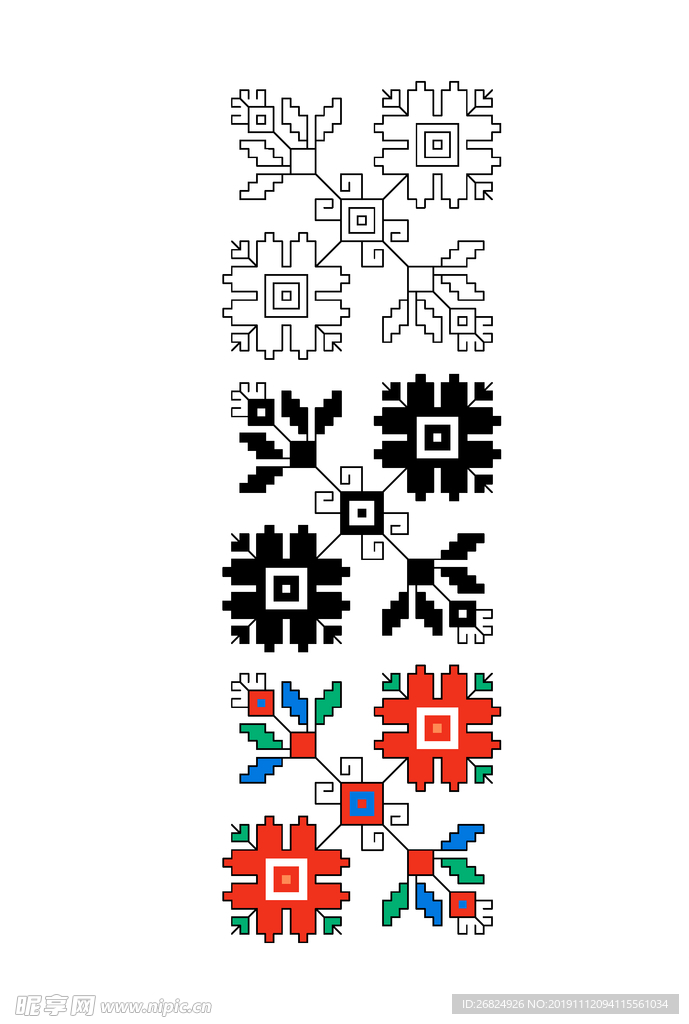 民族风花纹