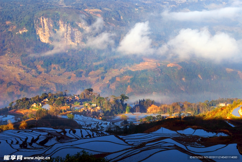 云南 风景 元阳梯田 摄影 自