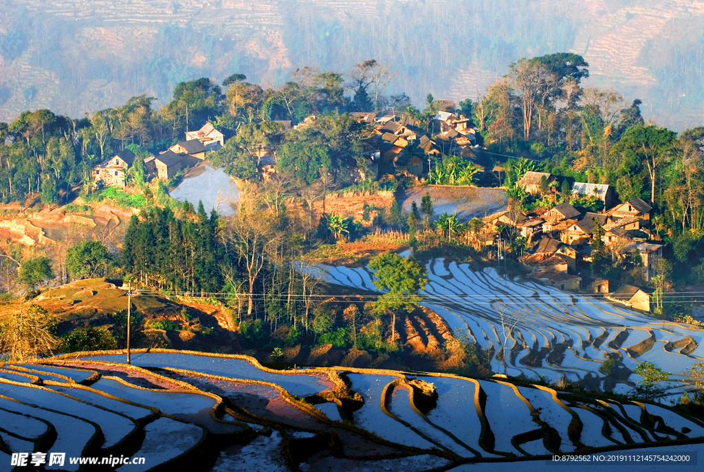 云南 风景 元阳梯田 摄影 自