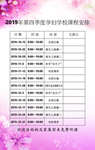 孕妇学校课程安排