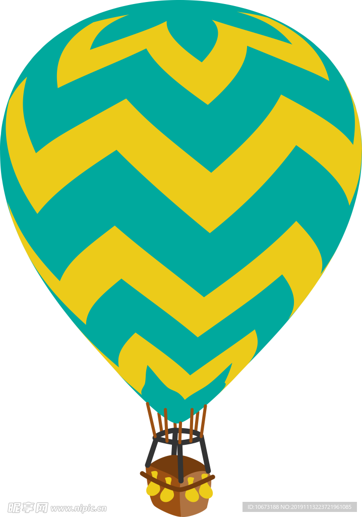 卡通热气球