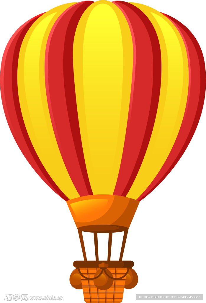 卡通热气球