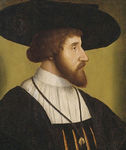 丹麦国王克里斯蒂安二世像油画