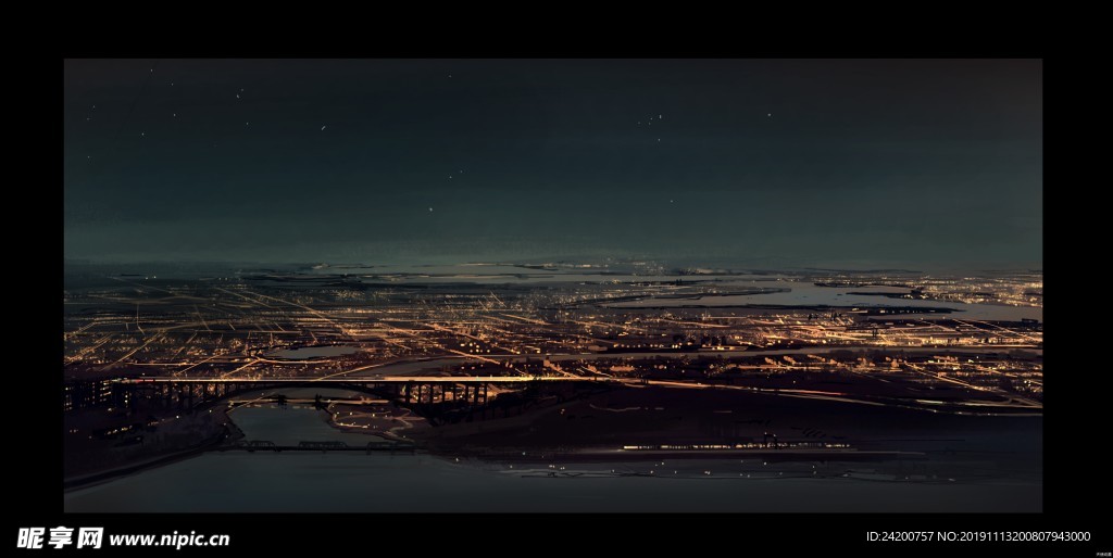 动漫夜景