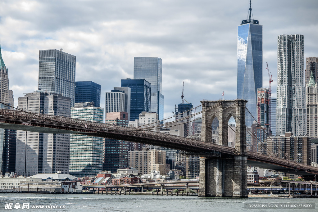 布鲁克林大桥和曼哈顿