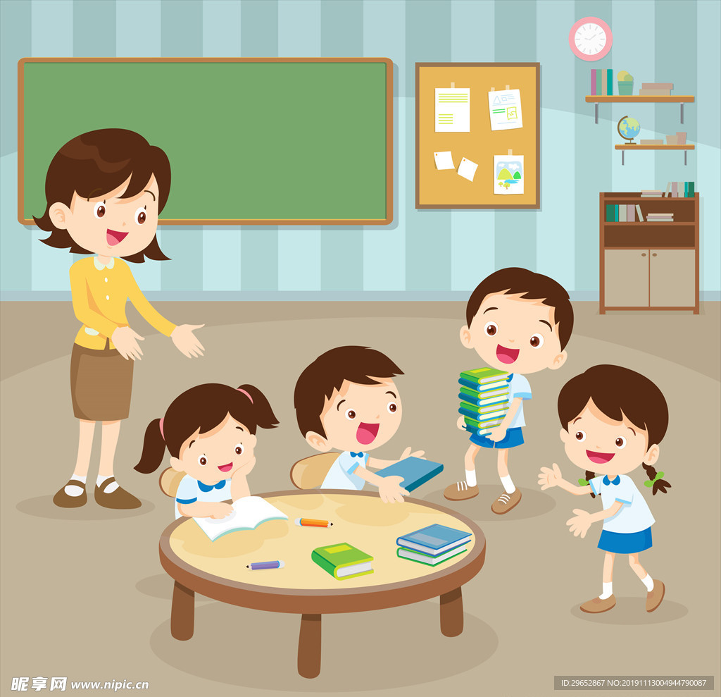 卡通小学生