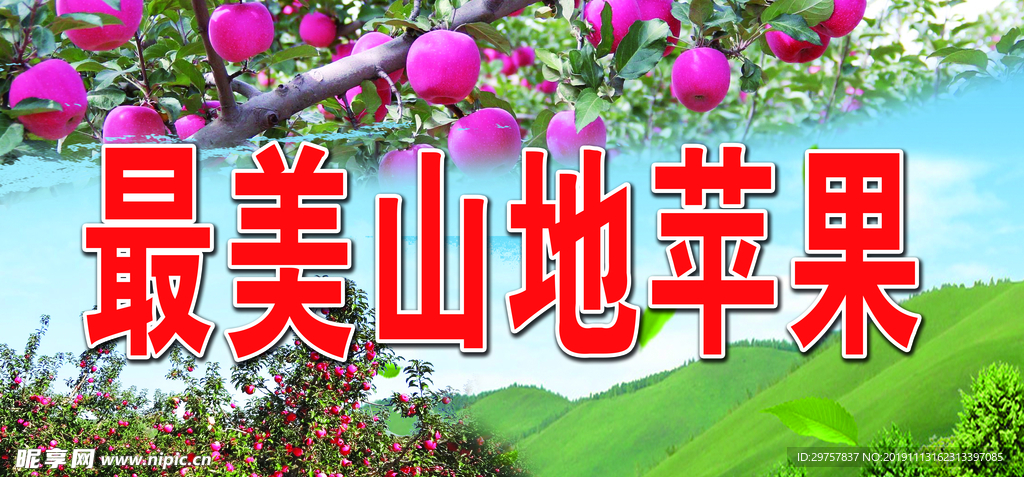 最美山地苹果
