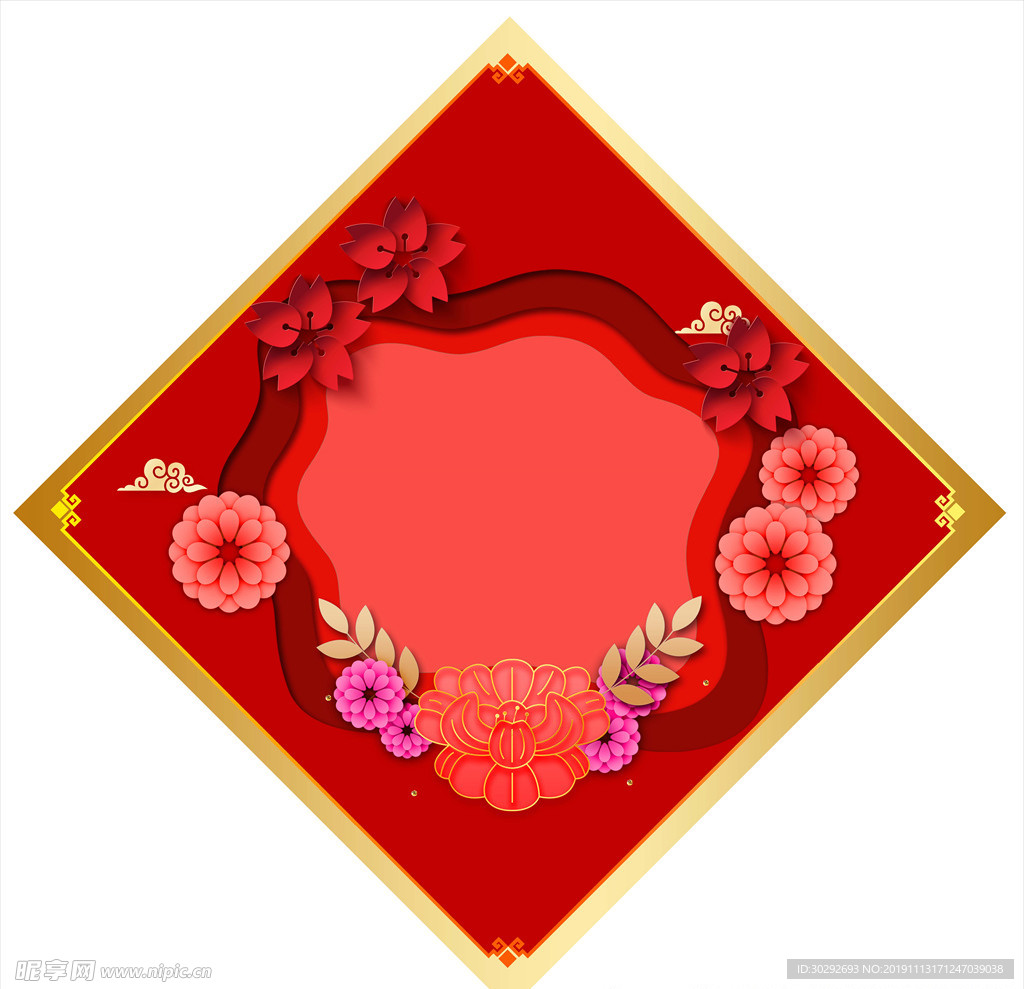 新年春节贴画背景