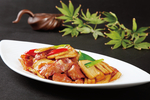 鲍菇炒培根肉