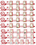 校园古香古色走道楼道文化墙