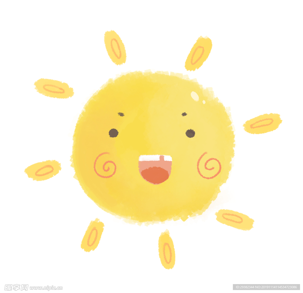 卡通太阳
