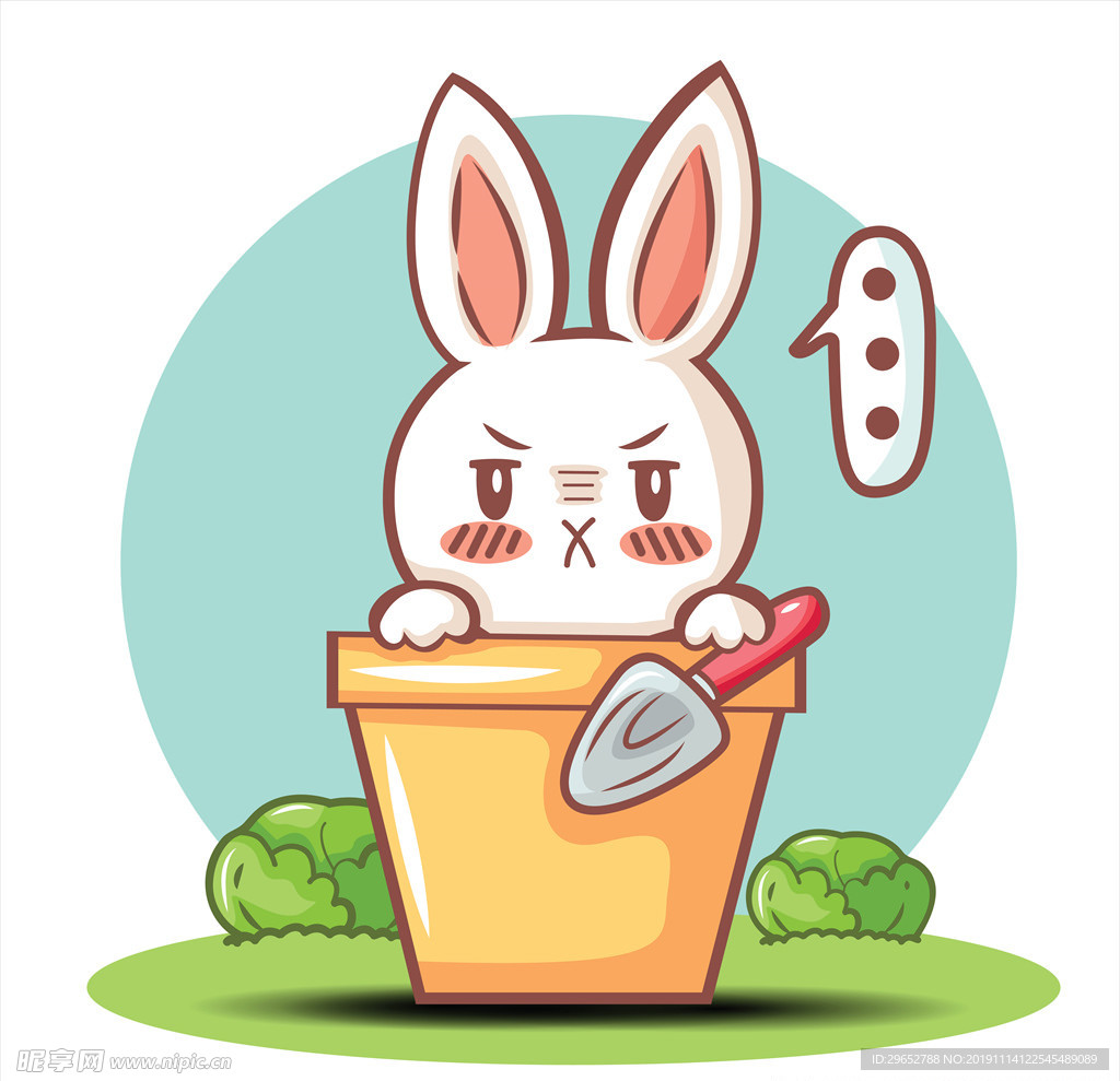 卡通小兔形象