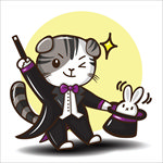 卡通小猫形象