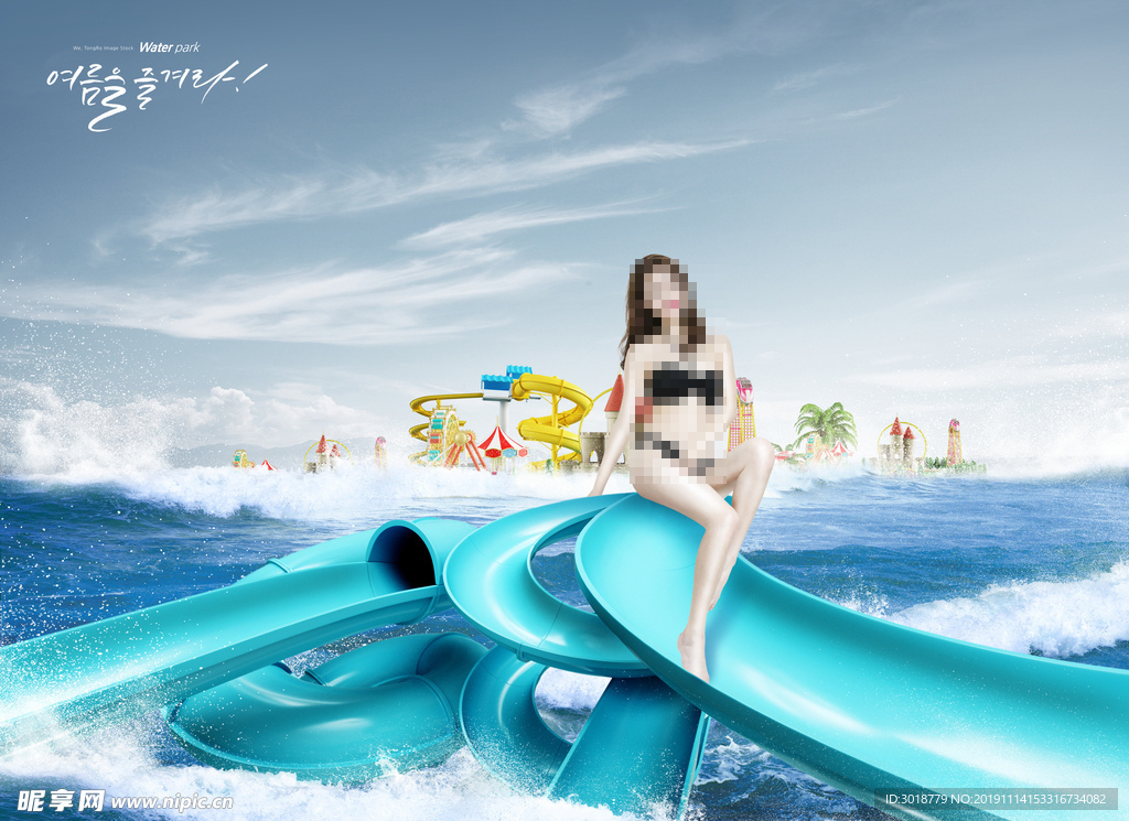 海滩美女