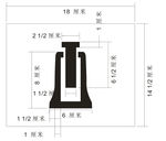 地铁沉重标识