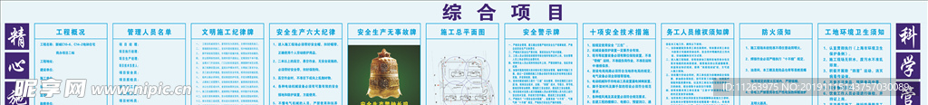 十牌一图 工程概况 管理人员