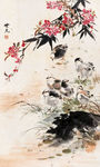 小鸡与桃花