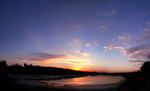 湖景 天空