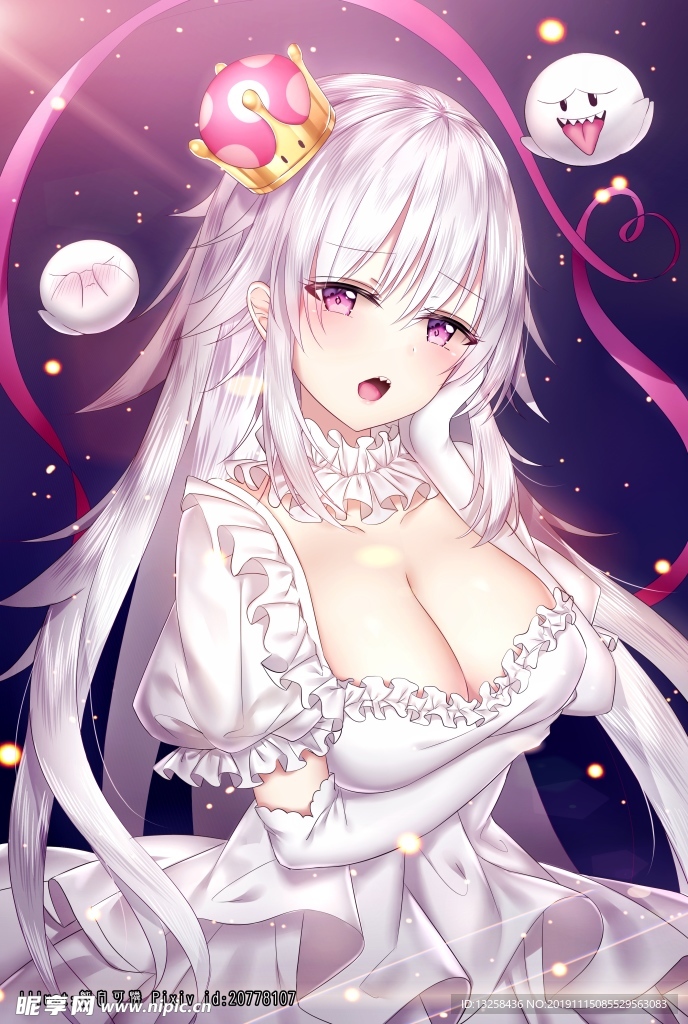 彩色插画人物动漫背景