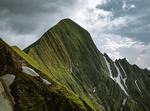 高山天空云彩风景雪山