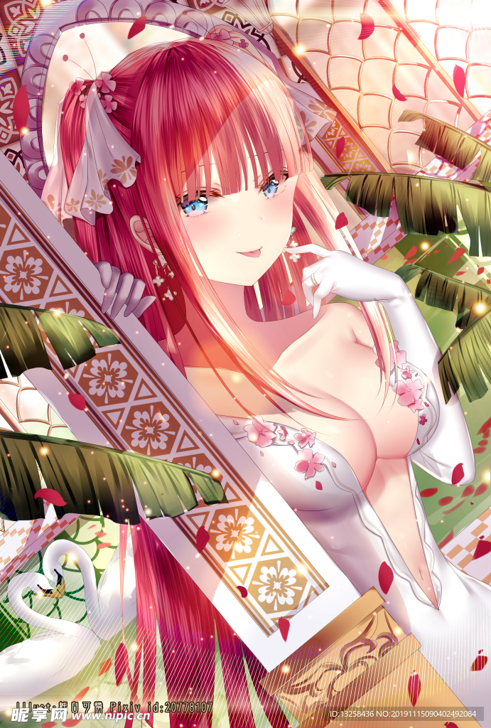 彩色插画人物动漫背景
