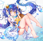 彩色插画人物动漫背景