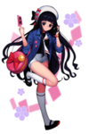 彩色插画人物动漫背景