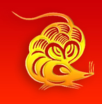 剪纸鼠
