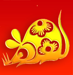 剪纸鼠