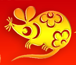剪纸鼠