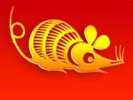 剪纸鼠
