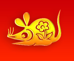 剪纸鼠