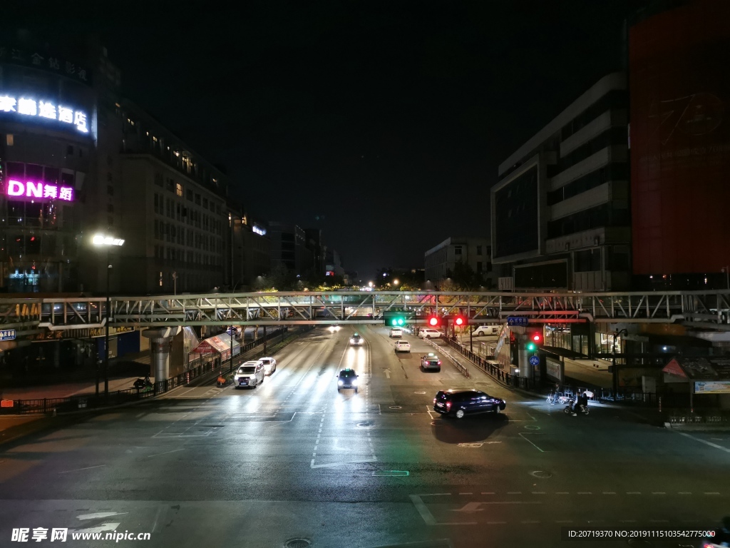 杭州市中心夜景