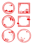 中国风节日剪纸画