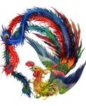 中式大气凤凰图案