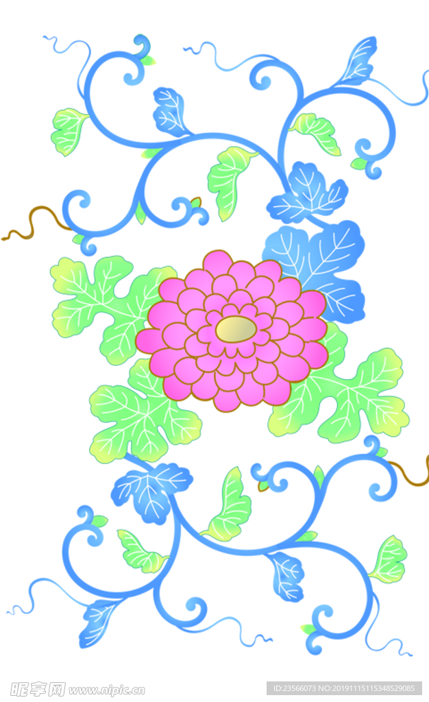 精美复古花纹图案设计
