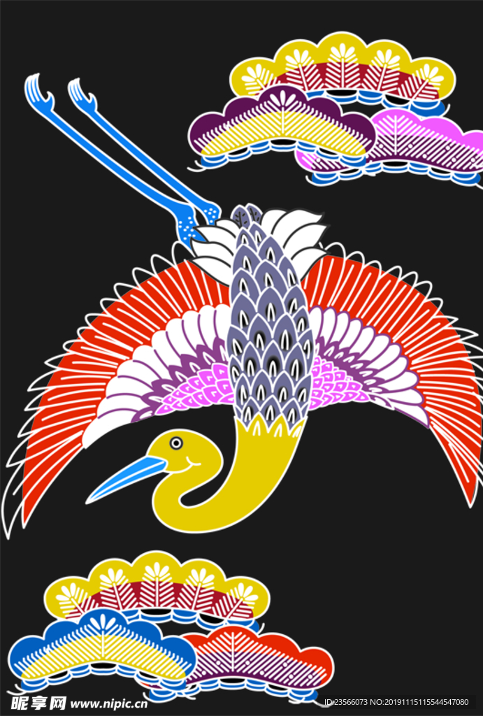 精美复古花纹图案设计