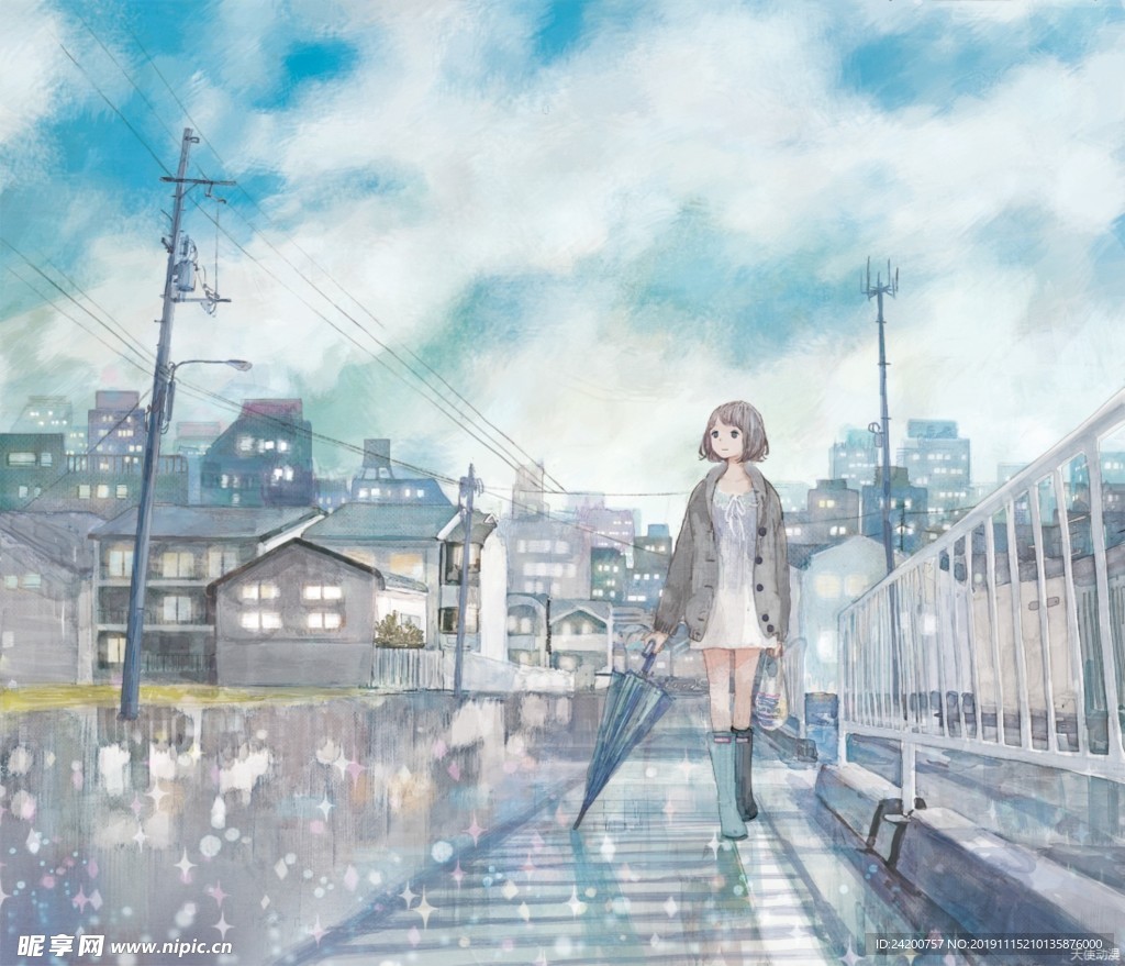 动漫女孩