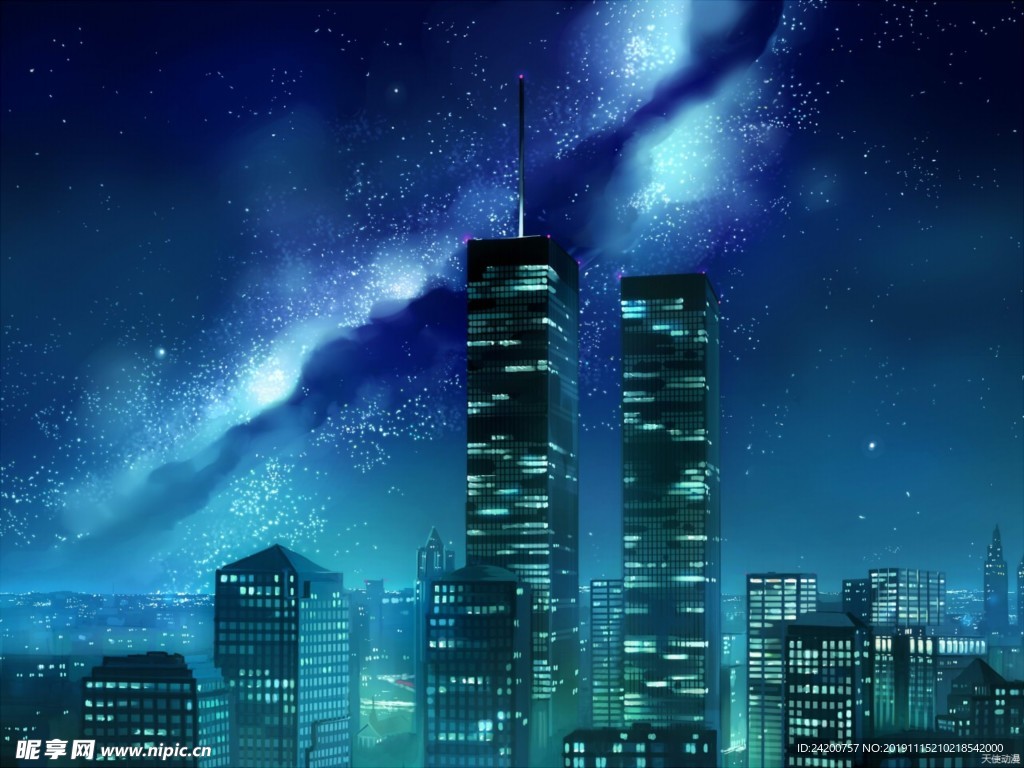 动漫夜景