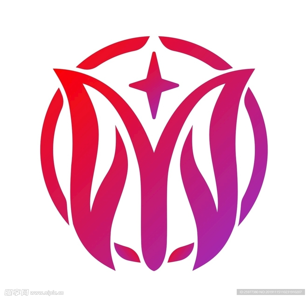 M logo标志